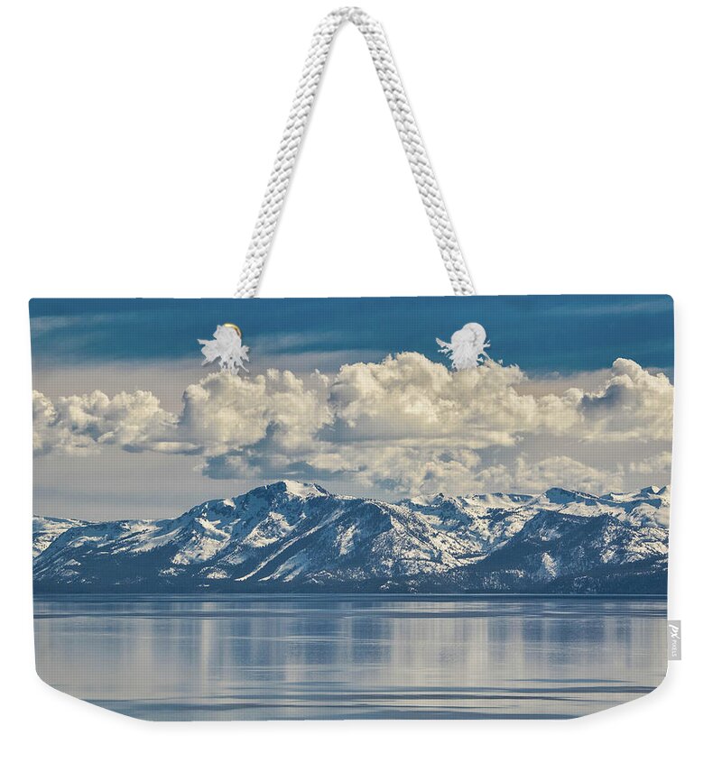 Mountain Weekender Tote Bag featuring the photograph Mt. Tallac by Martin Gollery