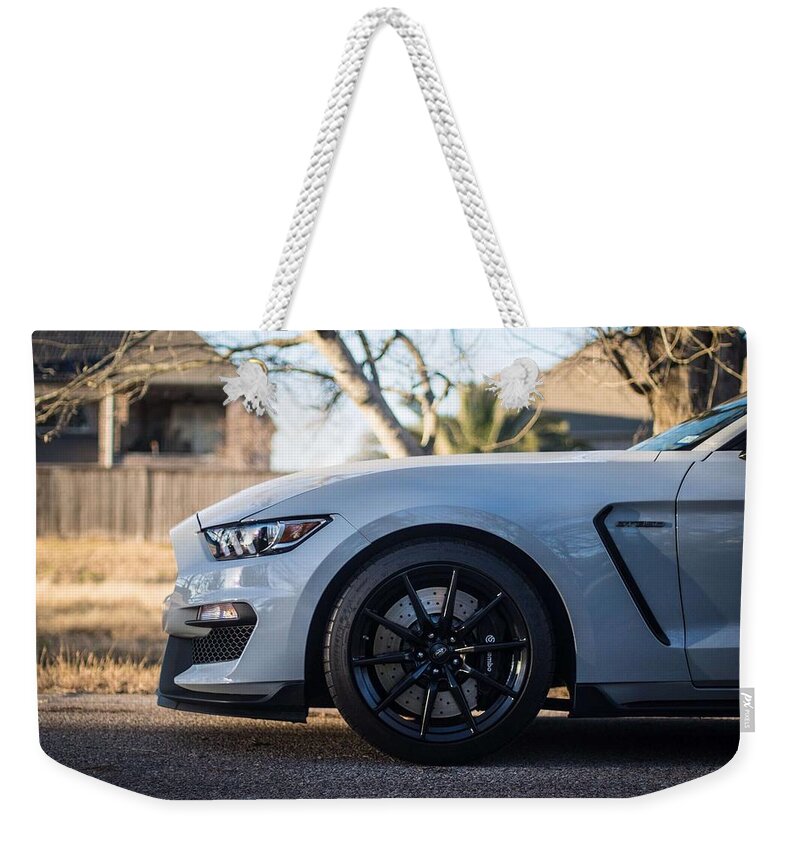 Car Mustang Gt350 Weekender Tote Bag featuring the photograph Mustang GT350 by Rocco Silvestri