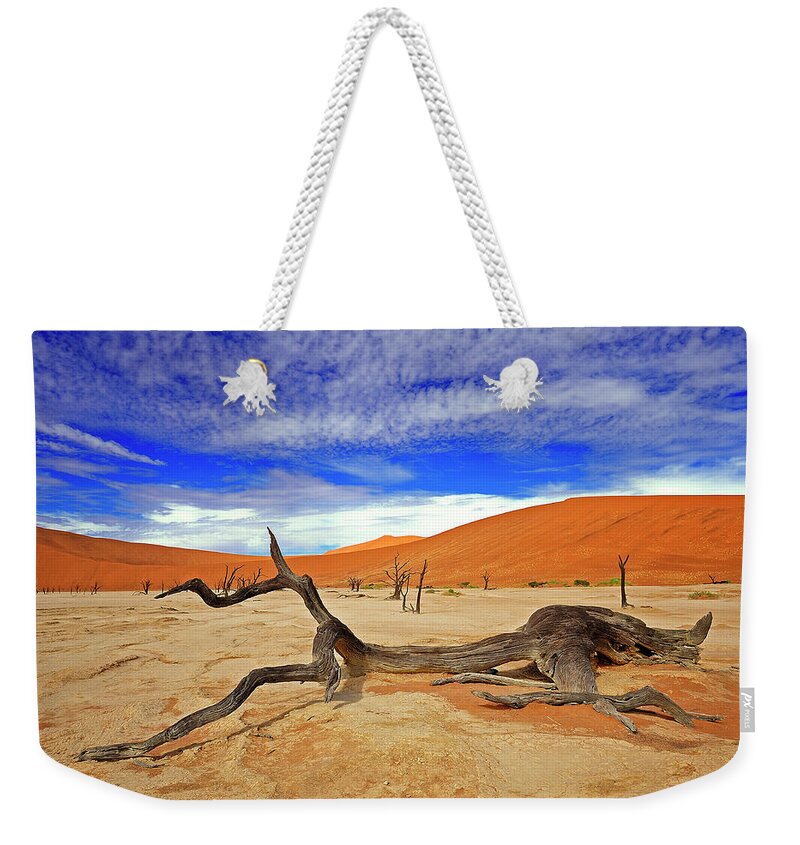 Tranquility Weekender Tote Bag featuring the photograph Namibia - Namib Desert by Sergio Pessolano