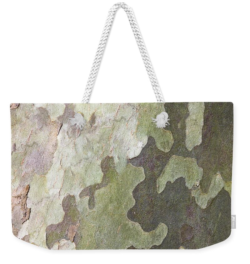 Wood Weekender Tote Bag featuring the photograph Natural Camouflage Texture by Tma1