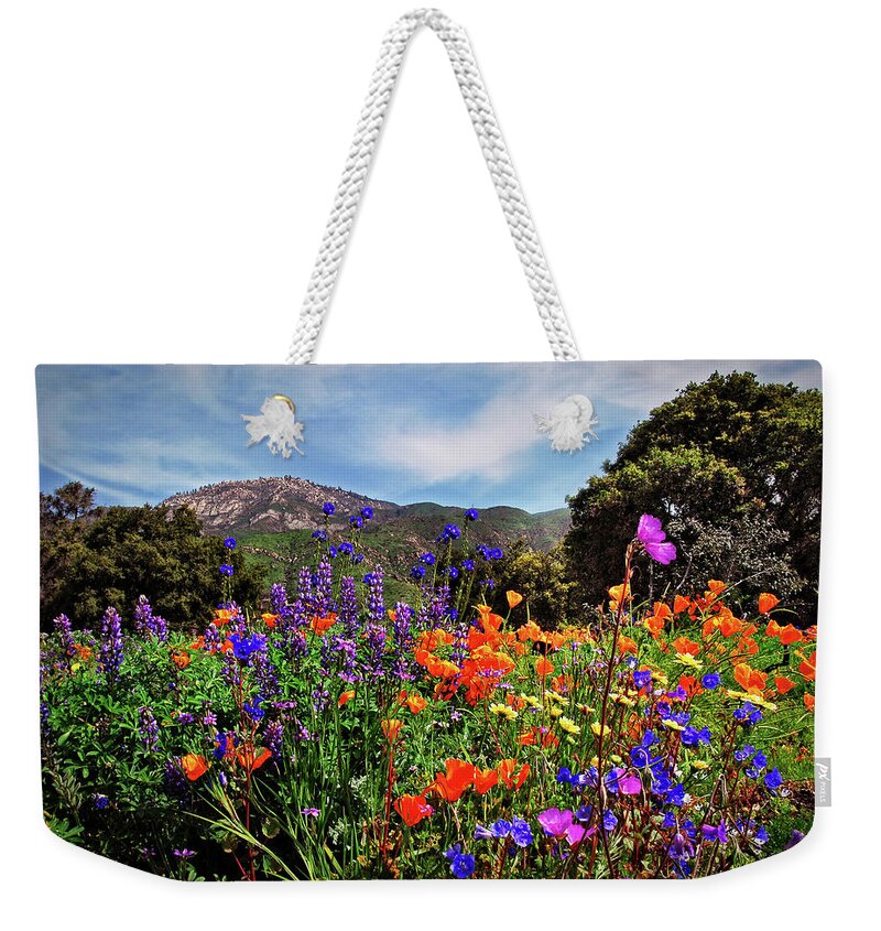 Wildflowers Weekender Tote Bag featuring the photograph Nature's Bouquet by Lynn Bauer