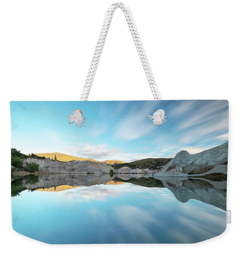 Reflection Weekender Tote Bag featuring the photograph Nature's Mirror by Catherine Reading