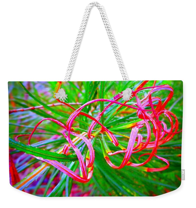 Tendril Weekender Tote Bag featuring the photograph Nature's Ribbons by VIVA Anderson