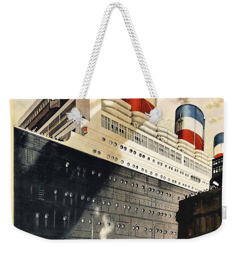 Vintage Nautical Art Weekender Tote Bag featuring the photograph Nautical Art 27 by Andrew Fare