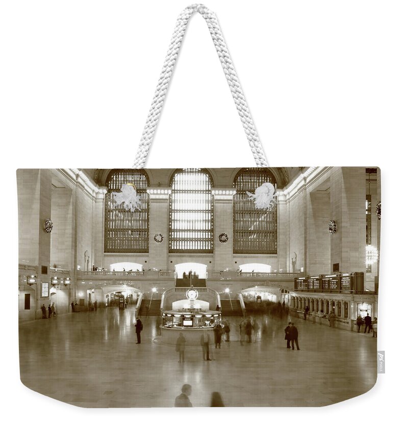 Corporate Business Weekender Tote Bag featuring the photograph New York City Grand Central by Shunyufan