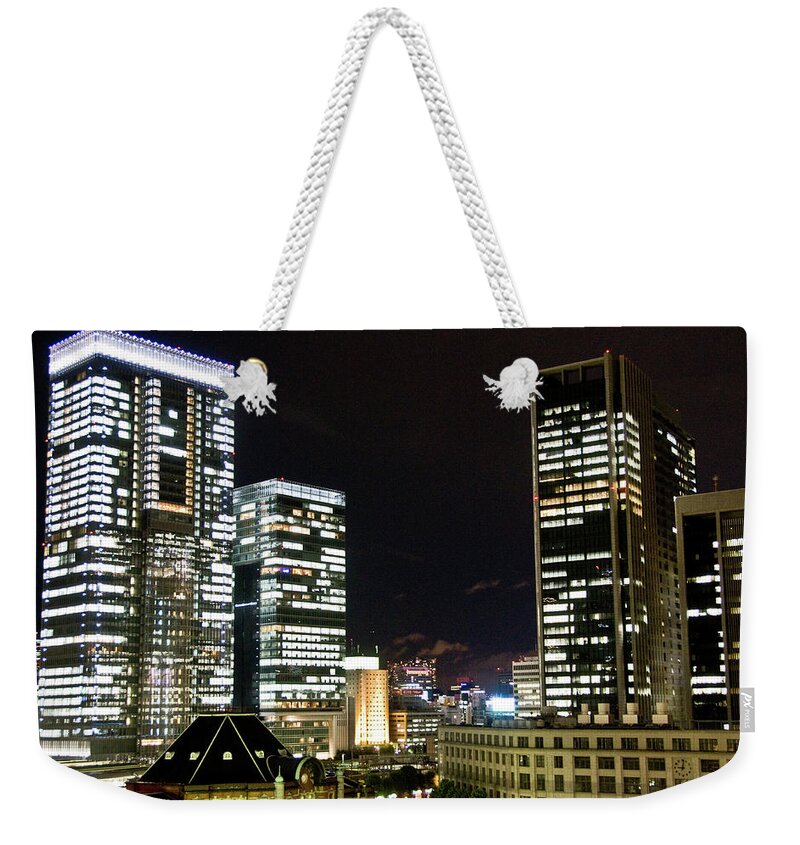 Outdoors Weekender Tote Bag featuring the photograph Night City by H.noritake