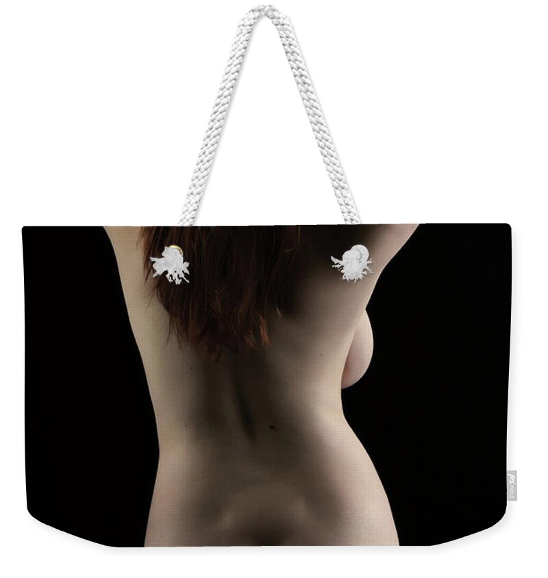Girl Weekender Tote Bag featuring the photograph Night Curves by Robert WK Clark