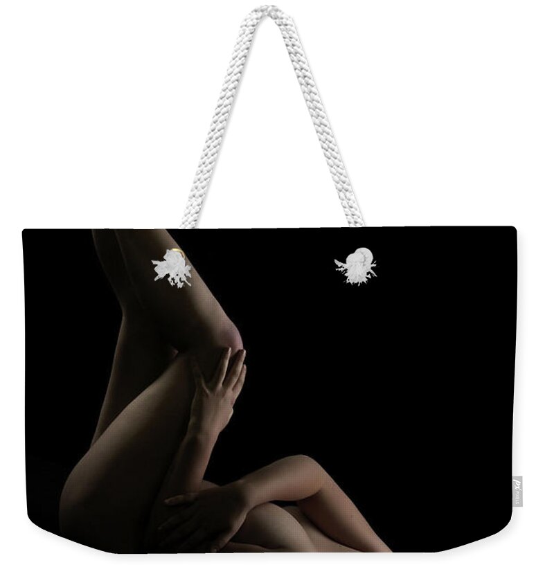 Girl Weekender Tote Bag featuring the photograph Night Delight by Robert WK Clark