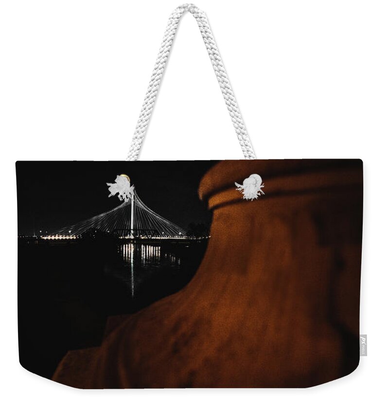 Noir Weekender Tote Bag featuring the photograph Noir Dallas by Peter Hull