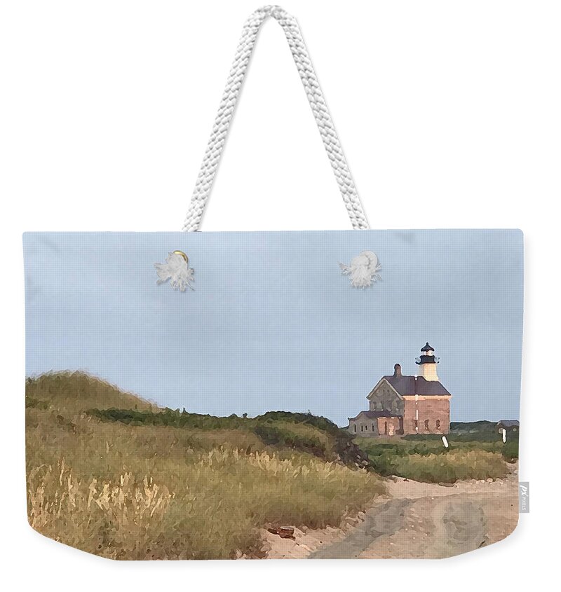 Lighthouse Weekender Tote Bag featuring the photograph North Light by Tom Johnson
