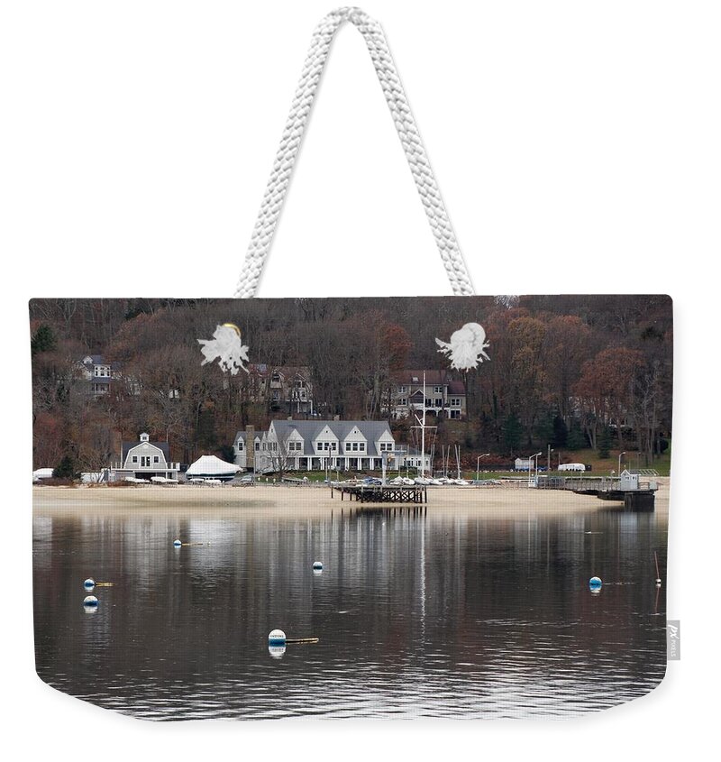 Northport Weekender Tote Bag featuring the photograph Northport Harbor by Susan Jensen