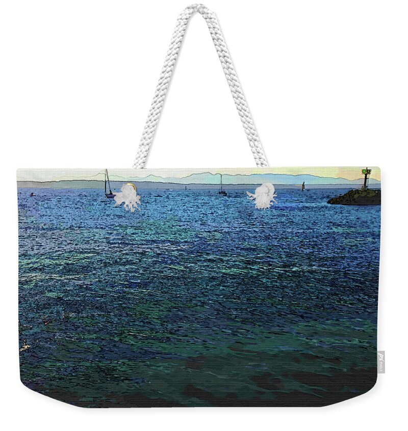 Ocean Weekender Tote Bag featuring the photograph Ocean Expanse by Robert Bissett