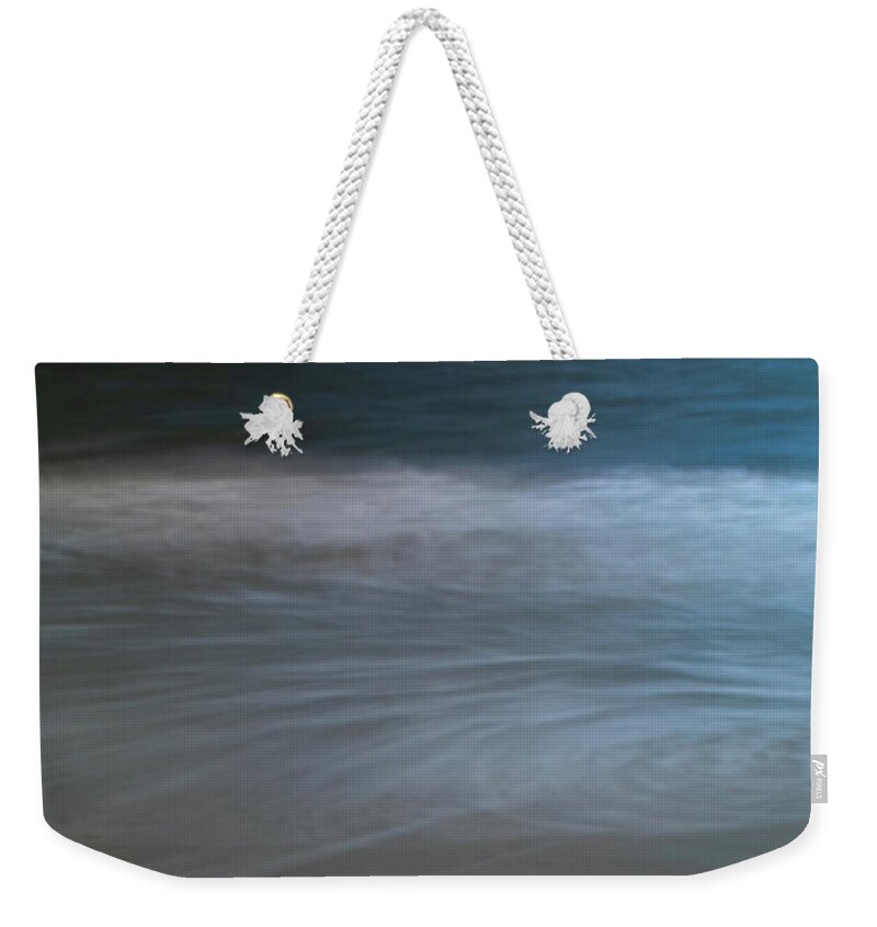 Ocean Weekender Tote Bag featuring the photograph Ocean in Motion by Vicky Edgerly