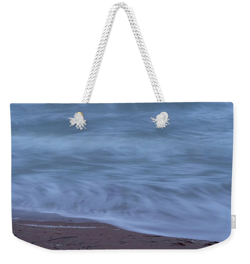 Barberville Roadside Yard Art And Produce Weekender Tote Bag featuring the photograph Ocean Waves by Tom Singleton