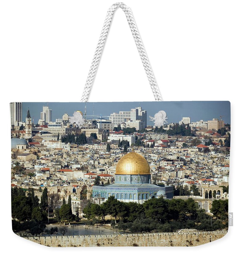 Scenics Weekender Tote Bag featuring the photograph Old City Of Jerusalem by Claudiad