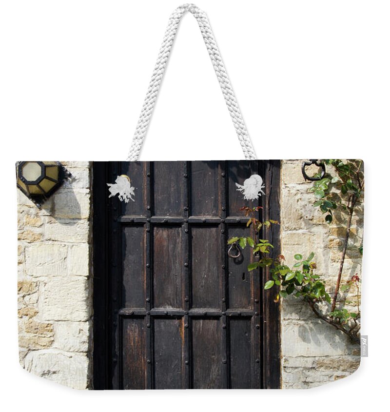 England Weekender Tote Bag featuring the photograph Old Door by Chrisat