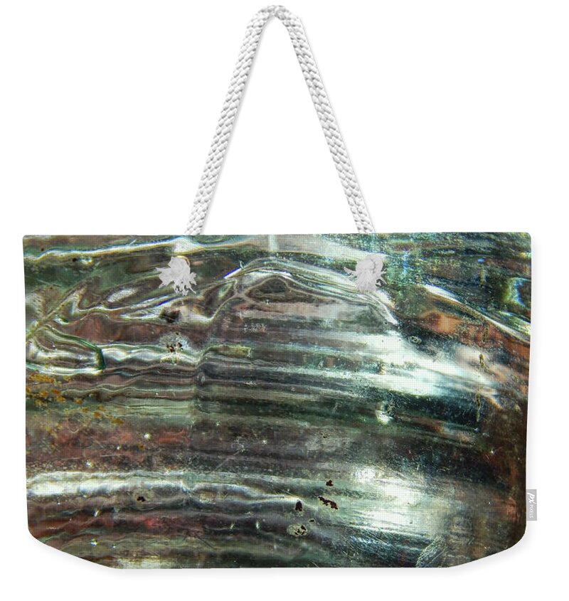 Insulator Weekender Tote Bag featuring the photograph Old Glass by Phil Perkins
