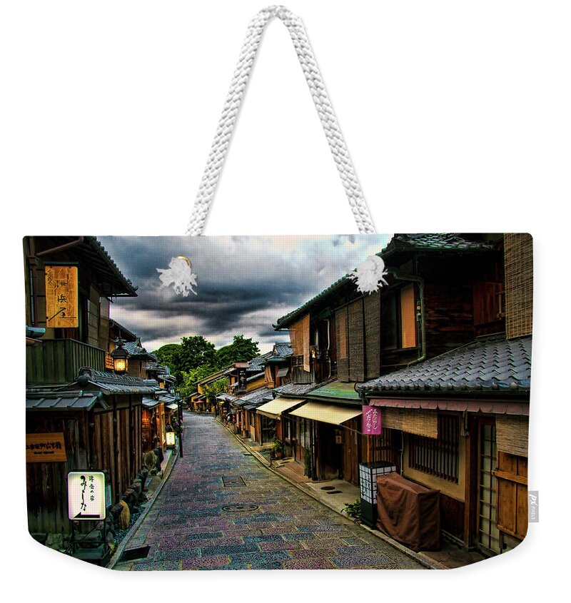 Tranquility Weekender Tote Bag featuring the photograph Old Kyoto by Copyright Artem Vorobiev