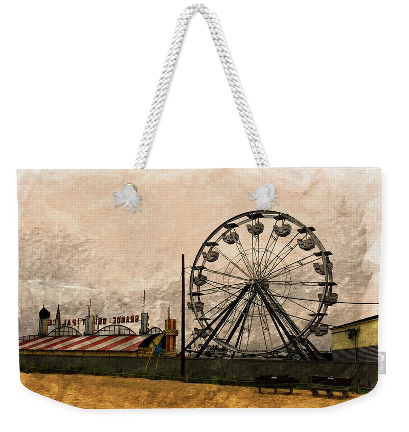 Old Orchard Beach Weekender Tote Bag featuring the photograph Old Orchard Beach by Norma Warden