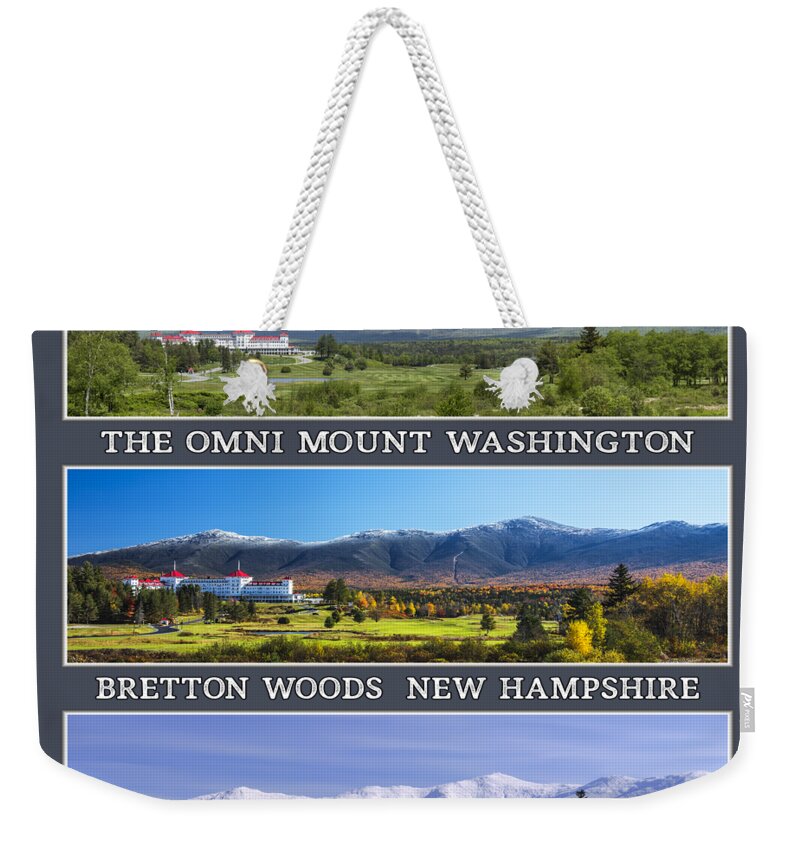 Omni Weekender Tote Bag featuring the photograph Omni Three Season Cutout by White Mountain Images