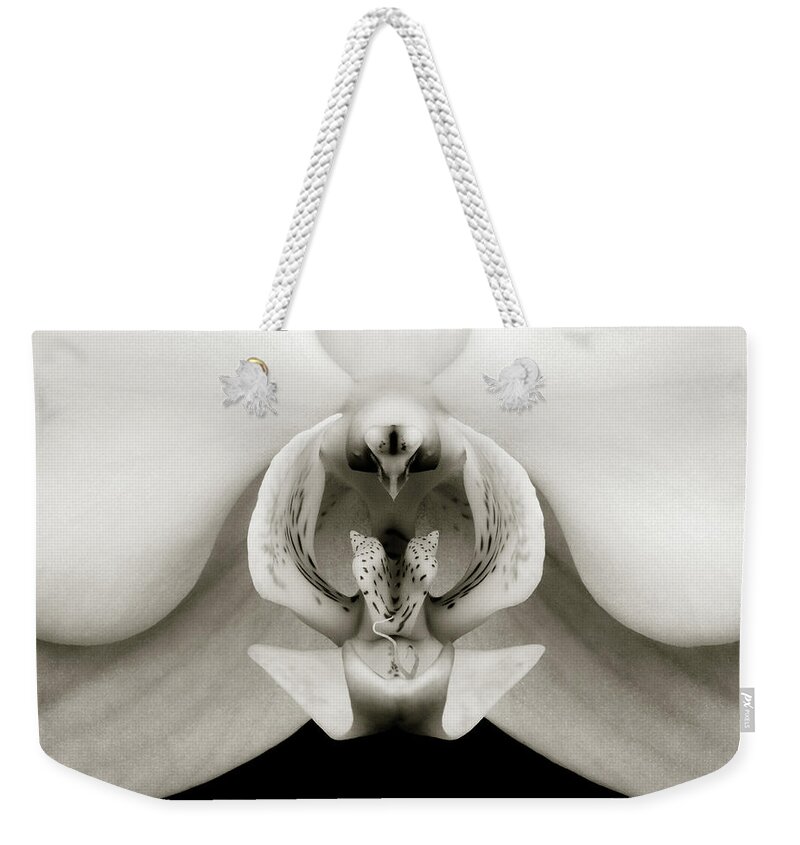 Orchid Weekender Tote Bag featuring the photograph Orchid by Dave Bowman