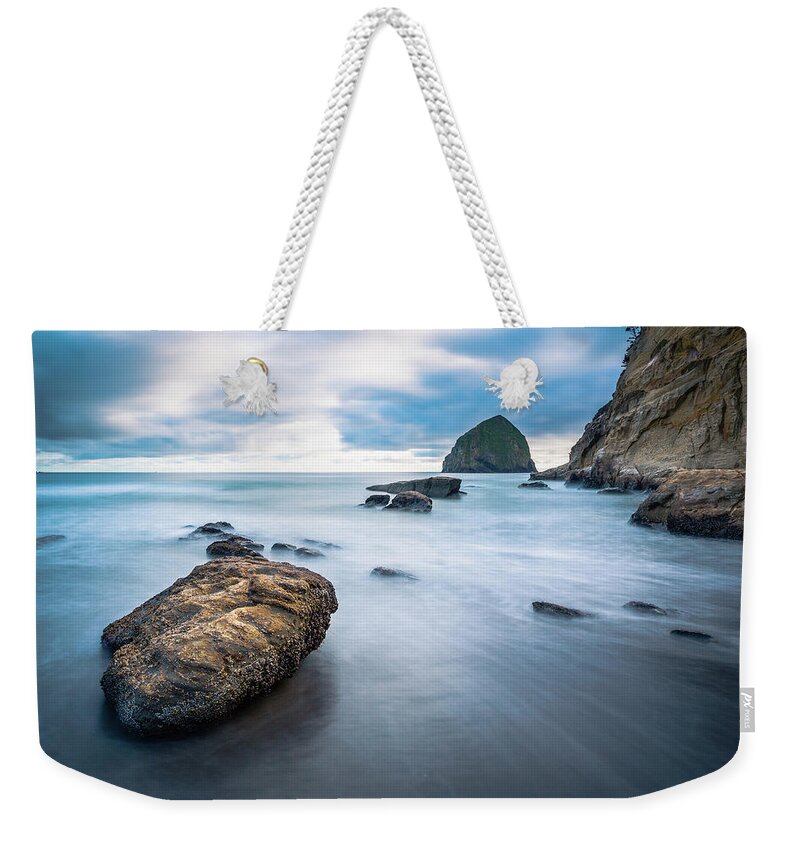 Oregon Weekender Tote Bag featuring the photograph Oregon Coast by Nicole Young