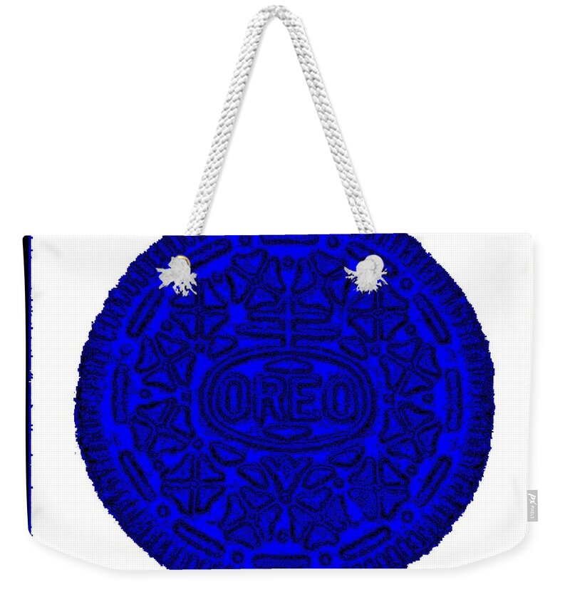 Oreo Weekender Tote Bag featuring the photograph Oreo Redux Blue 3 by Rob Hans