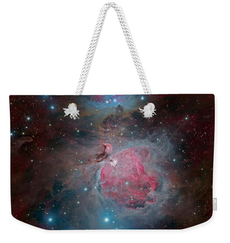 Galaxy Weekender Tote Bag featuring the photograph Orion Nebula by Image By Marco Lorenzi, Www.glitteringlights.com