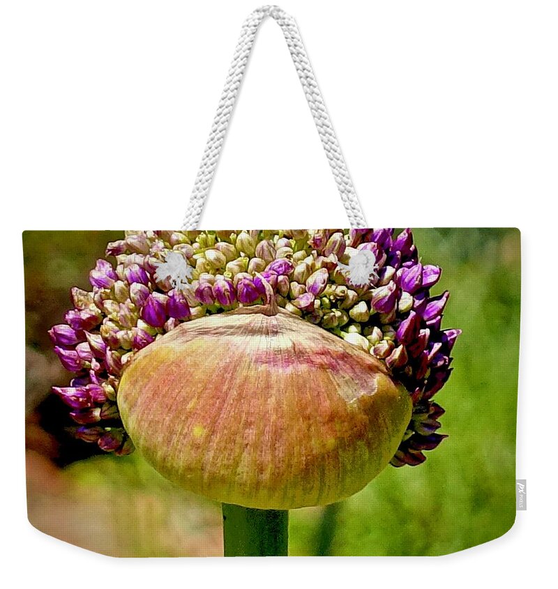 Allium Ambassador Weekender Tote Bag featuring the photograph Ornamental Onion by Elisabeth Derichs