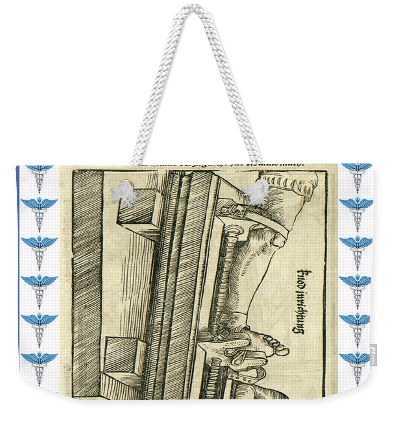 Orthopedic Surgerymedicine Weekender Tote Bag featuring the painting Orthopedic Surgery by Paracelsus