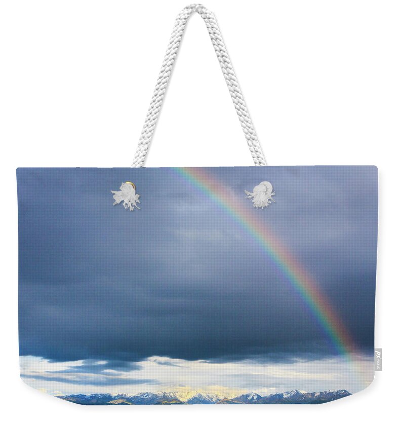 Tranquility Weekender Tote Bag featuring the photograph Over The Rainbow by Feng Wei Photography