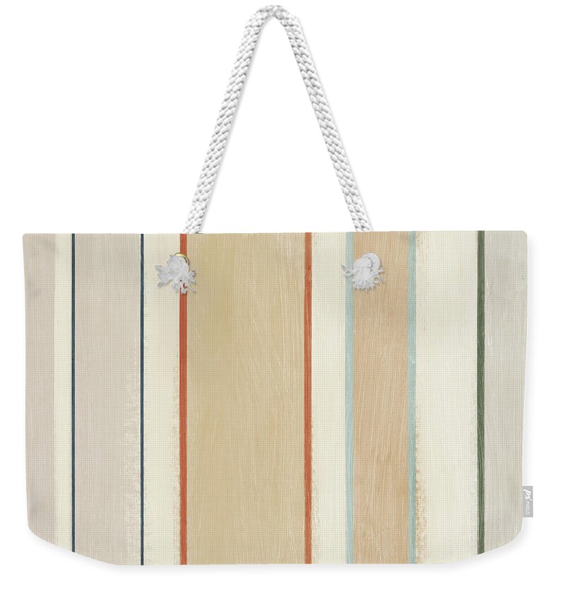 Abstract Weekender Tote Bag featuring the mixed media Pages- Art by Linda Woods by Linda Woods