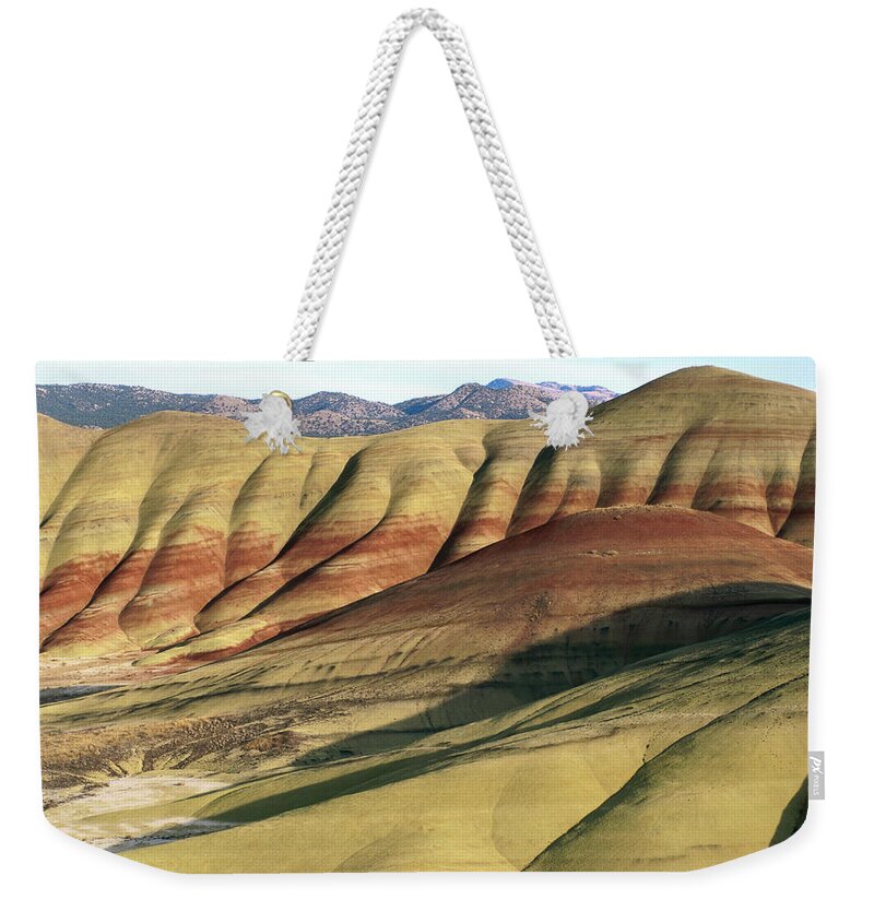 Toughness Weekender Tote Bag featuring the photograph Painted Hills Unit, John Day Fossil by John Elk Iii