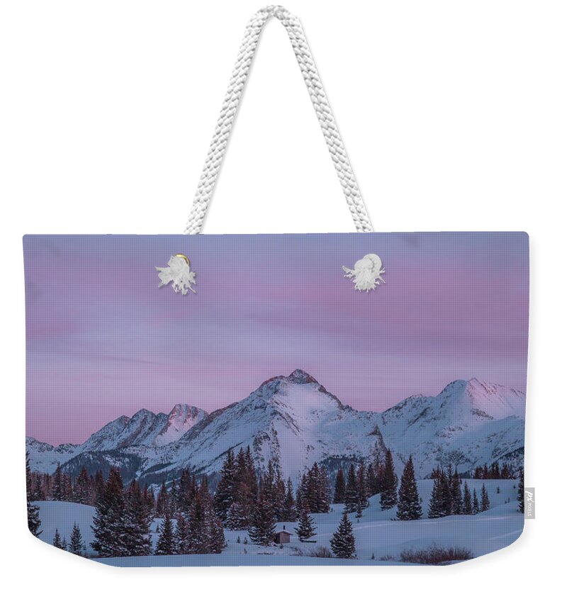 Pastel Weekender Tote Bag featuring the photograph Painted in Pastels by Jen Manganello