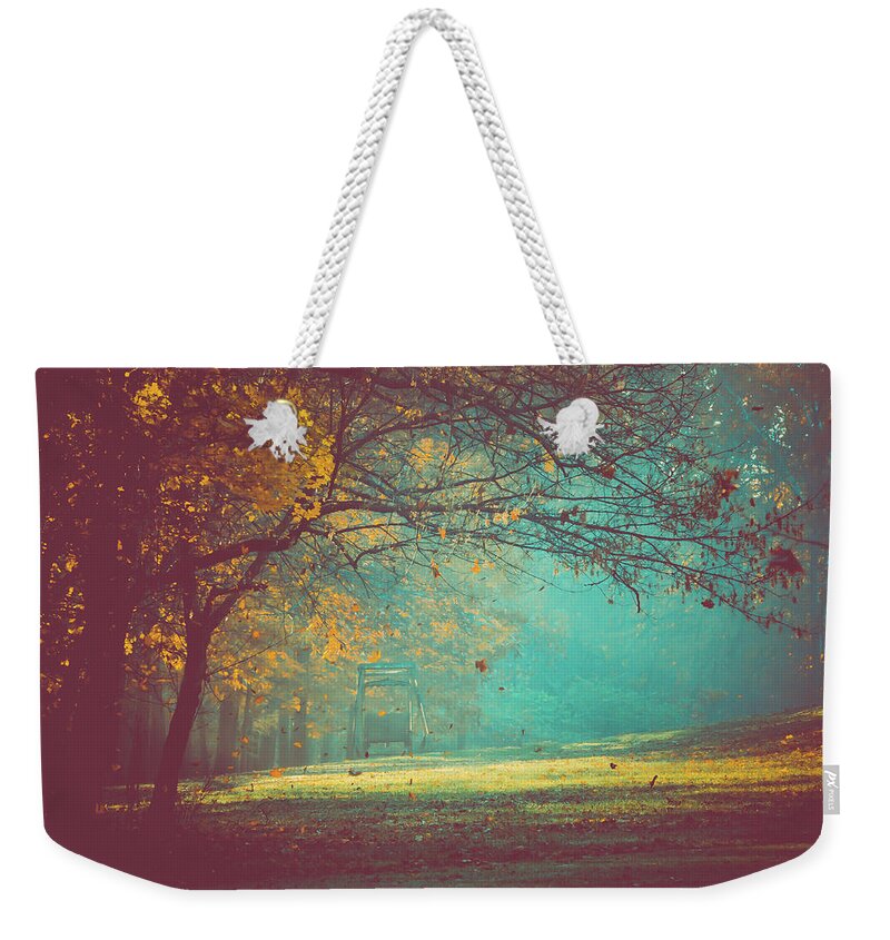 Teal Weekender Tote Bag featuring the photograph Painted Sunrise by Michelle Wermuth