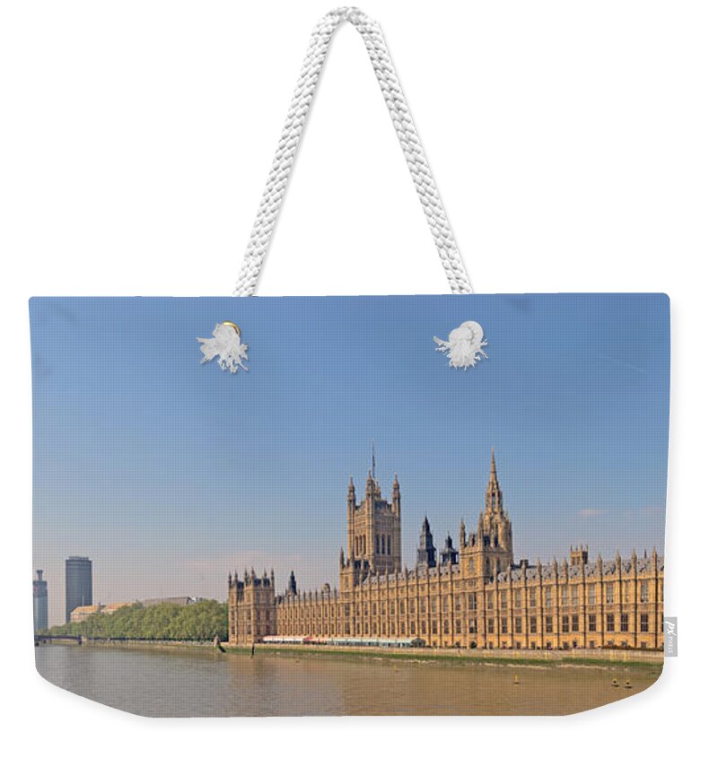 Tranquility Weekender Tote Bag featuring the photograph Palace Of Westminster - London by David Kracht