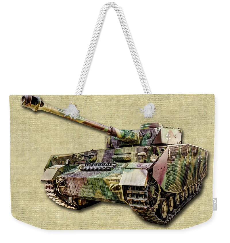 Panzer Iv Weekender Tote Bag featuring the photograph Panzer IV Canvas by Weston Westmoreland