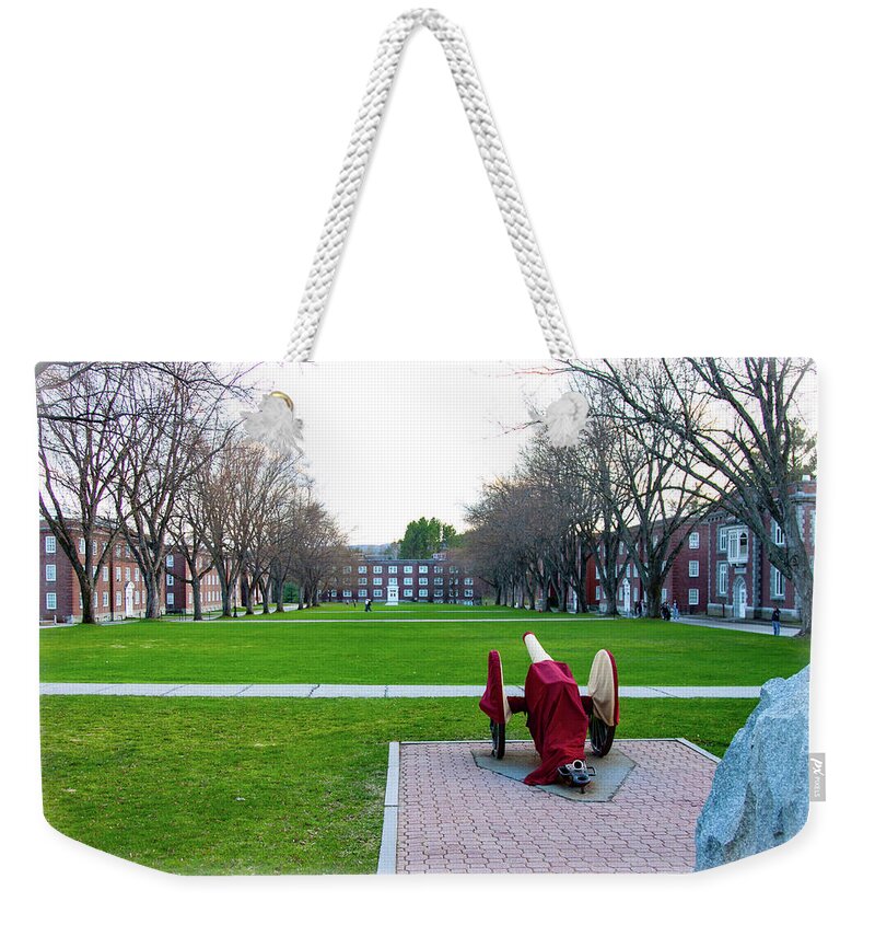 Norwich University Parade Ground Weekender Tote Bag featuring the photograph Parade Ground at Norwich University by Jeff Folger