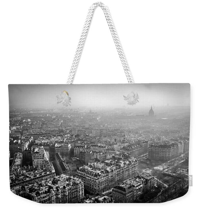 Eiffel Weekender Tote Bag featuring the photograph Paris View 1 by Nigel R Bell
