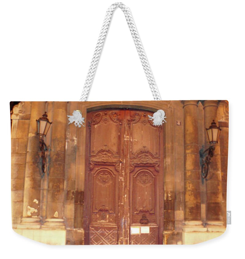 Everett Spruill Weekender Tote Bag featuring the photograph Parisian Portal #17 by Everett Spruill