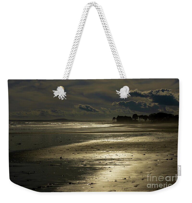 Elizabeth Dow Weekender Tote Bag featuring the photograph Parson's Beach Kennebunkport Maine by Elizabeth Dow