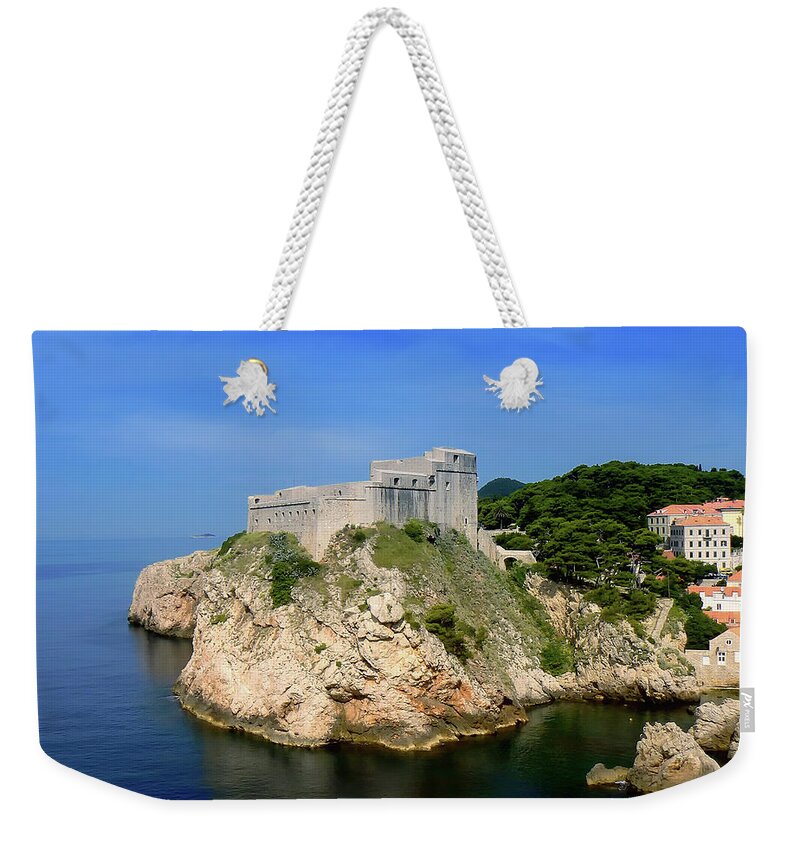 Old Town Weekender Tote Bag featuring the photograph Part Of Dubrovnik Old Town by Alen Ajan