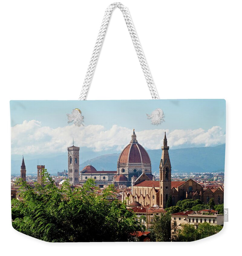 Scenics Weekender Tote Bag featuring the photograph Particular View Of Florence by Lcodacci
