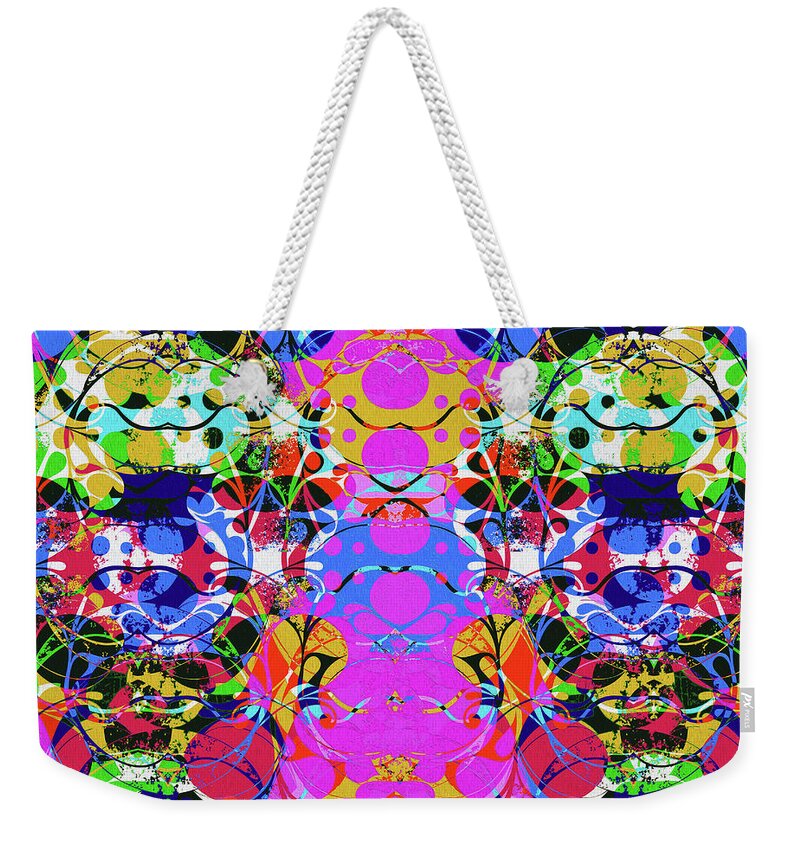 Beauty Weekender Tote Bag featuring the digital art Perplexity by Xrista Stavrou