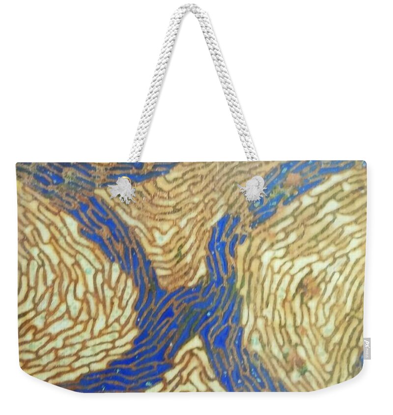 Petals Weekender Tote Bag featuring the painting Petals by DLWhitson