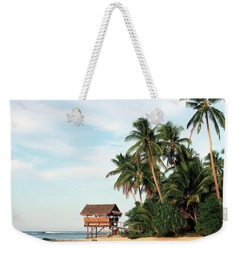 Tropical Tree Weekender Tote Bag featuring the photograph Philippines, Surigao Del Norte, Siargao by Tropicalpixsingapore