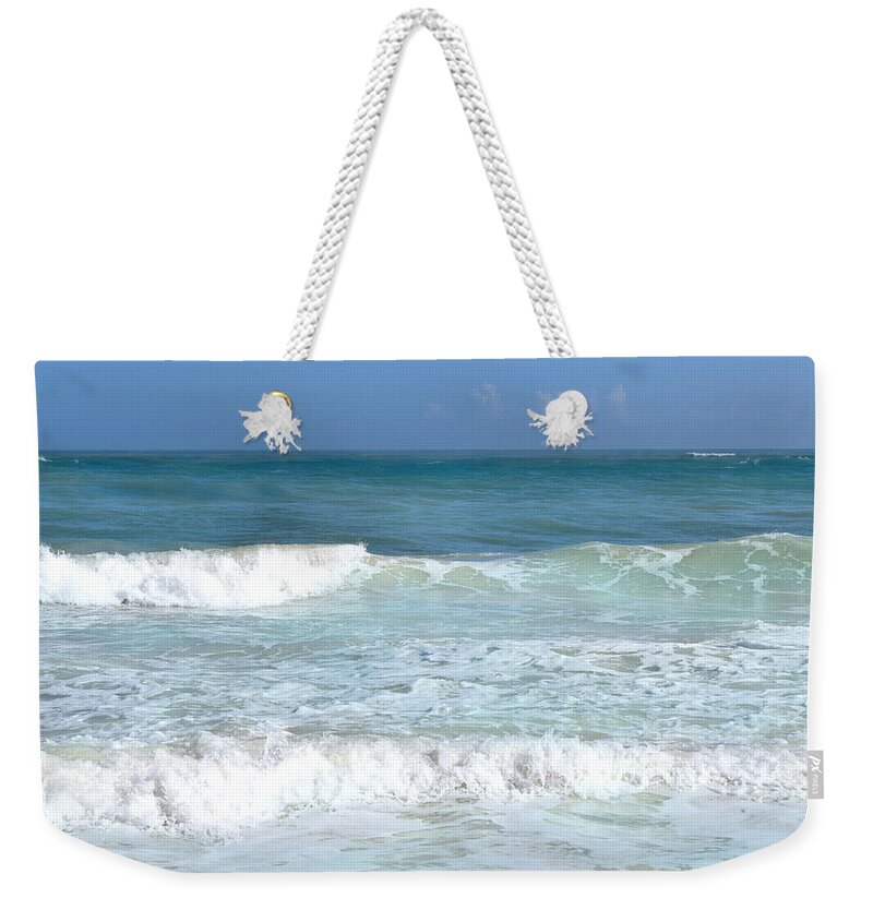 Ocean Weekender Tote Bag featuring the photograph Photo 65 Ocean by Lucie Dumas