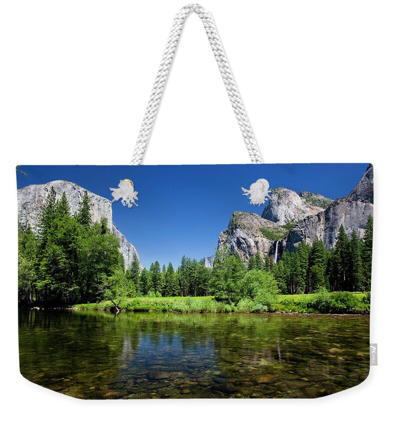 Scenics Weekender Tote Bag featuring the photograph Photograph Of El Capitan And Bridal by Step2626