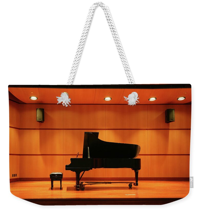 Piano Weekender Tote Bag featuring the photograph Piano Recital by Yenwen