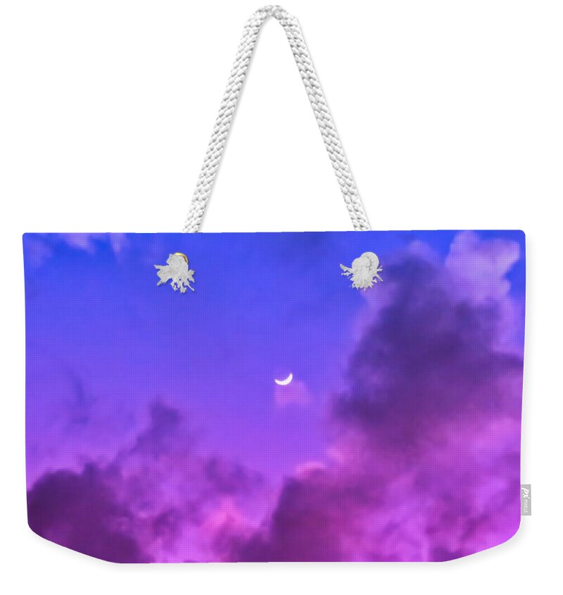 Arizona Weekender Tote Bag featuring the photograph Pisces Waxing Crescent by Judy Kennedy